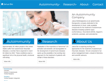 Tablet Screenshot of janusbio.com